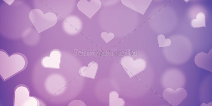 1200x960 Blur background with love theme - hearts and light - Royalty free