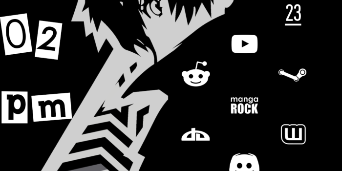 1080x1920 Page one of my Persona 5-themed phone. It's a live wallpaper