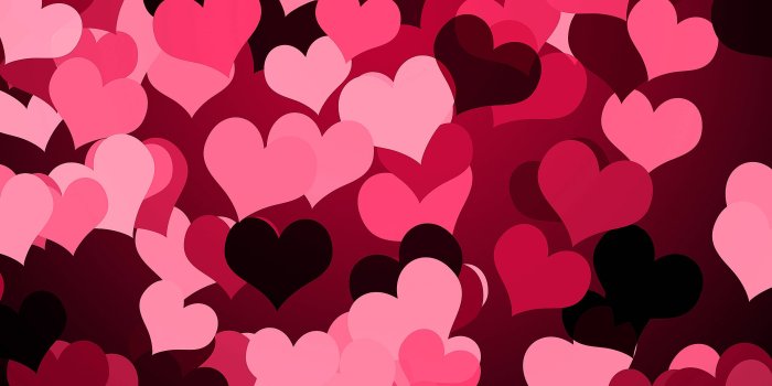 3072x2304 Beautiful Floral Love Heart Design Pink Theme Flowers - Valentines