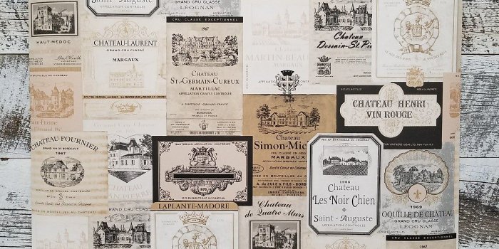 1400x1400 French Country Wine Labels Wallpaper | KK26753 – D. Marie Interiors