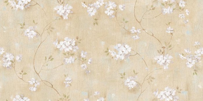 1000x1000 Chesapeake Braham Wheat Country Floral Trail Wallpaper BBC44101
