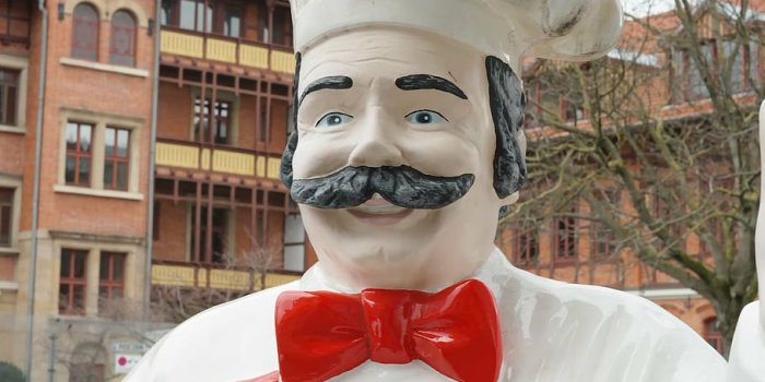 910x1365 HD wallpaper: cooking, figure, chef's hat, funny, one person