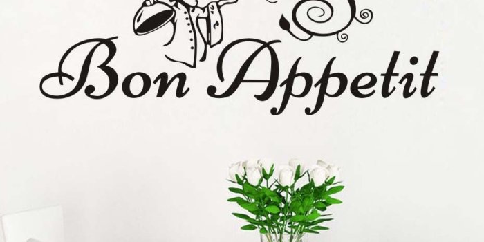 930x930 Funny Chef And Delicious Food Wall Sticker Cuisine Kitchen Wall