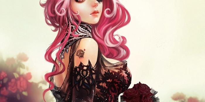 1280x935 Picture Gothic Fantasy Hair Girls Fantasy Pink color Glance