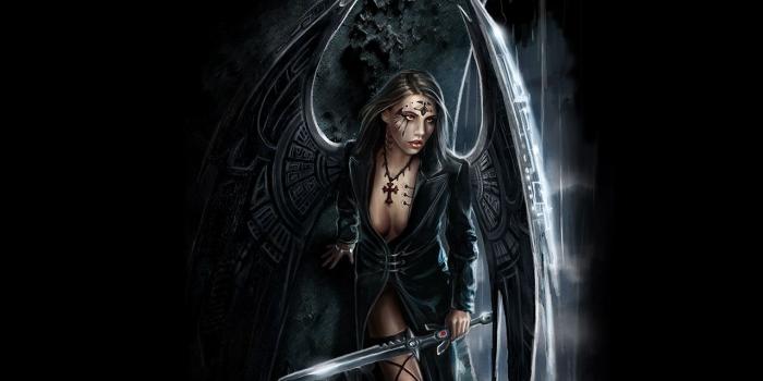 1280x1024 47+] Gothic Angel Wallpaper on WallpaperSafari