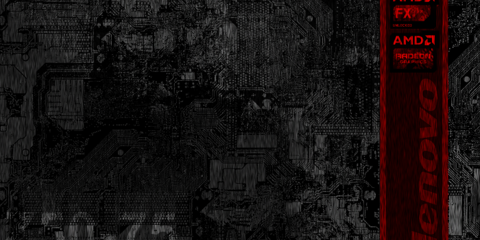 1920x1080 AMD + Lenovo wallpaper I made for my laptop. : Amd