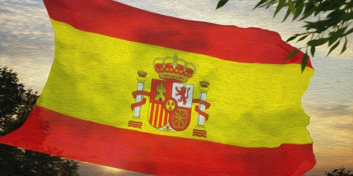 3840x2160 Spanish Flag - Oil on Canvas 4k Ultra HD Wallpaper | Background