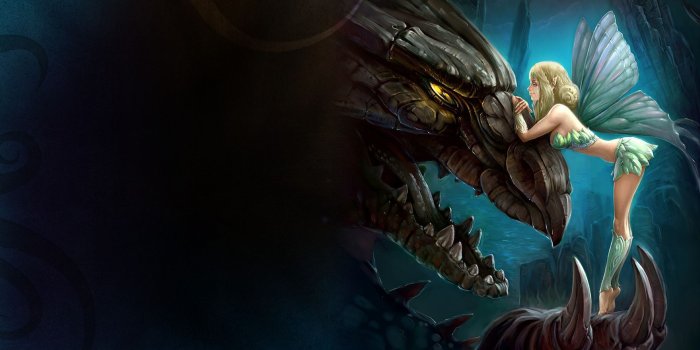 1920x1080 Dragon Dark Fairy HD Wallpaper 1920x1080 - Wallpaper Cart