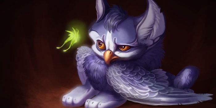 1920x1080 Wallpaper Fairy Gryphon Cubs Fantasy 1920x1080
