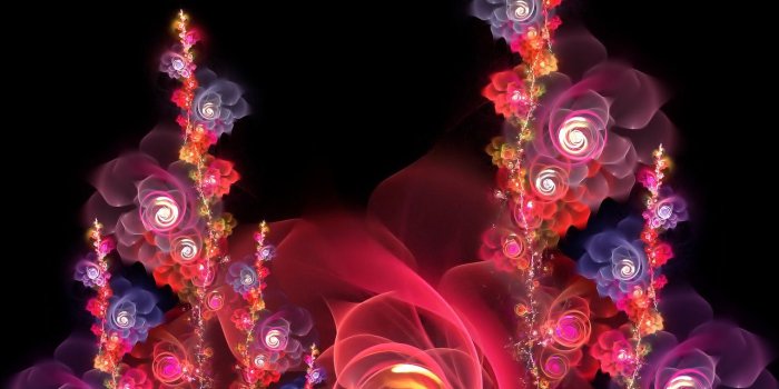 1280x1024 Fractal Pink Ivy Flowers < Abstract < Gallery < Desktop Wallpaper