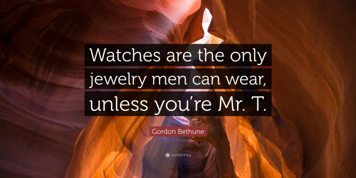 3840x2160 Gordon Bethune Quote: “Watches are the only jewelry men can wear