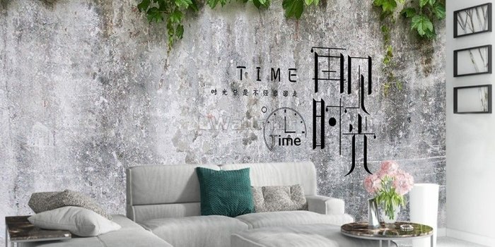 1004x862 Nostalgic Ivy Leaf Wallpaper Mural • Wallmur®