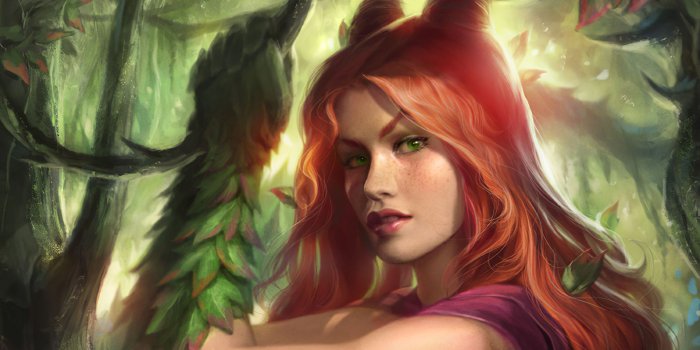 2000x1125 Poison Ivy Artwork, HD Superheroes, 4k Wallpapers, Images