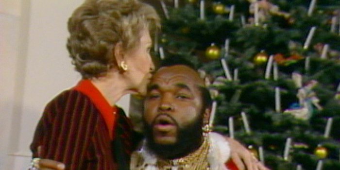 1920x1080 She kissed me!': The time Nancy Reagan sat on Mr. T's lap - The