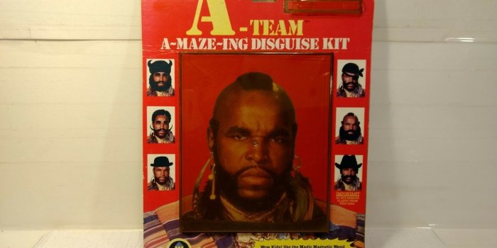 1600x1200 Colorforms The A-Team A-Maze-Ing Disguise Kit Mr. T Magnet Set