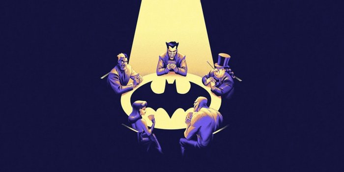 1920x1080 Batman, Batman The Animated Series, Joker, Two Face, Poison Ivy