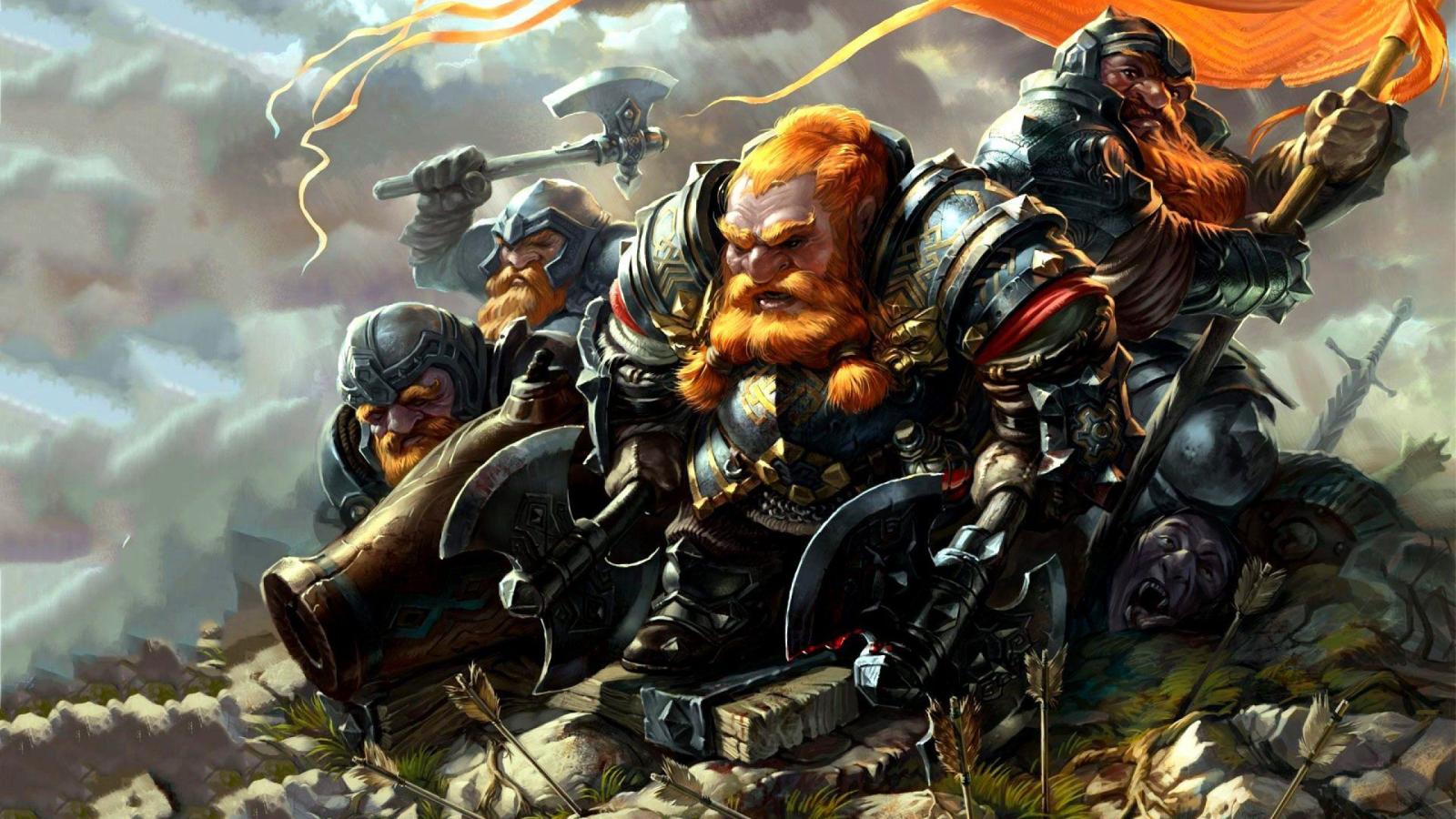2560x1440 dwarf, Fantasy, Warrior, Art, Artwork Wallpapers HD / Desktop and