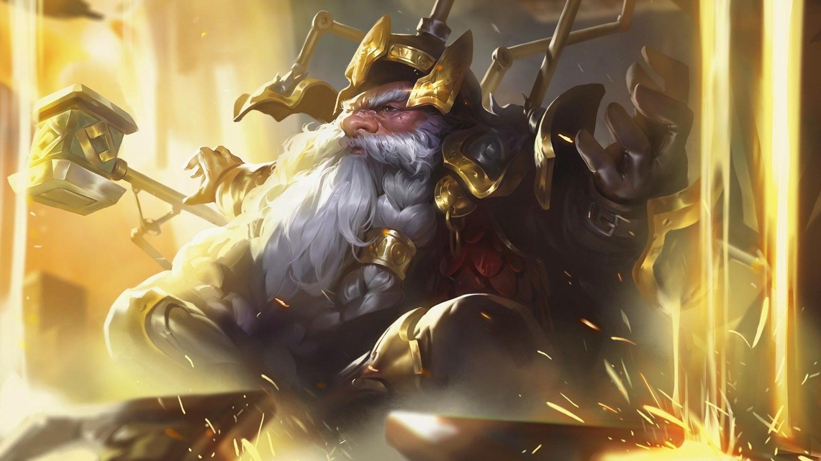 1920x1080 Download 1920x1080 Dwarf, Hammer, Fantasy Hero, Beard, Warrior