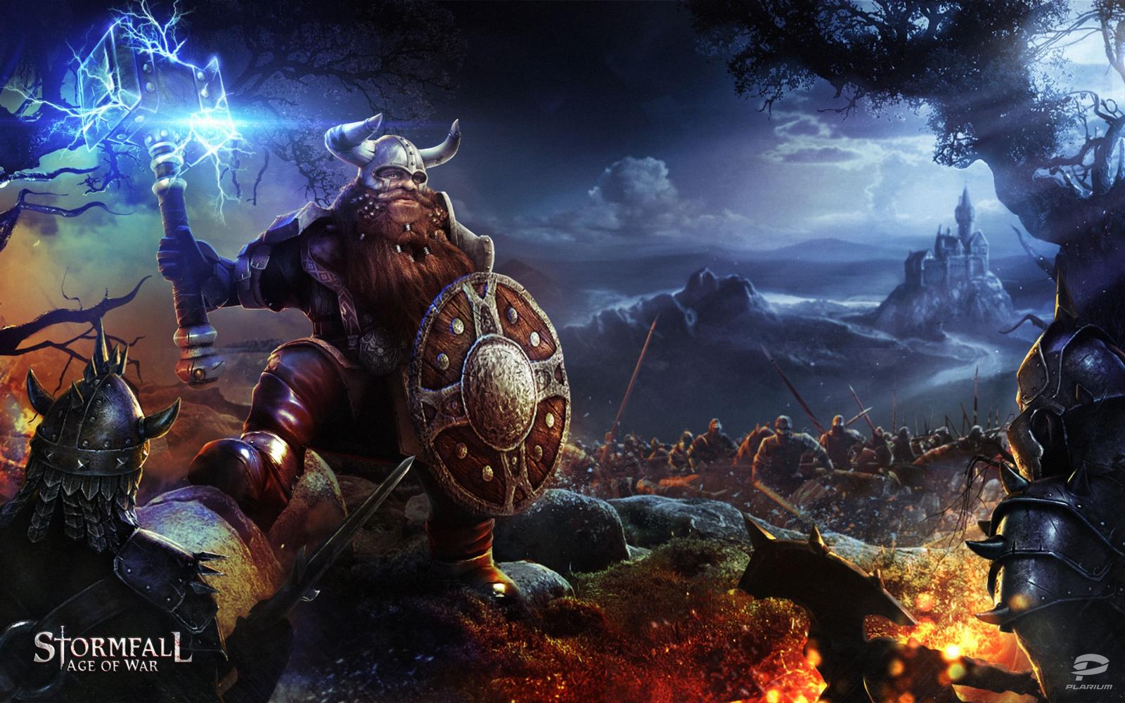 2880x1800 Desktop Wallpapers Stormfall: Age of War Gnome Shield 2880x1800