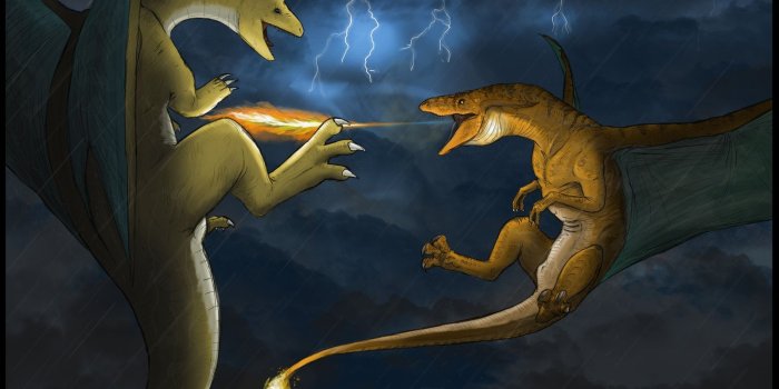 1600x1131 pokemon fire storm charizard dragonite pokemon battle 1600x1131