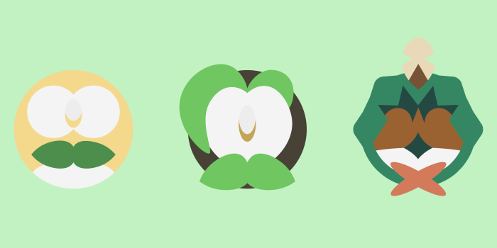 5333x3333 Rowlet Evolution Line Wallpaper I Made : PokeMoonSun