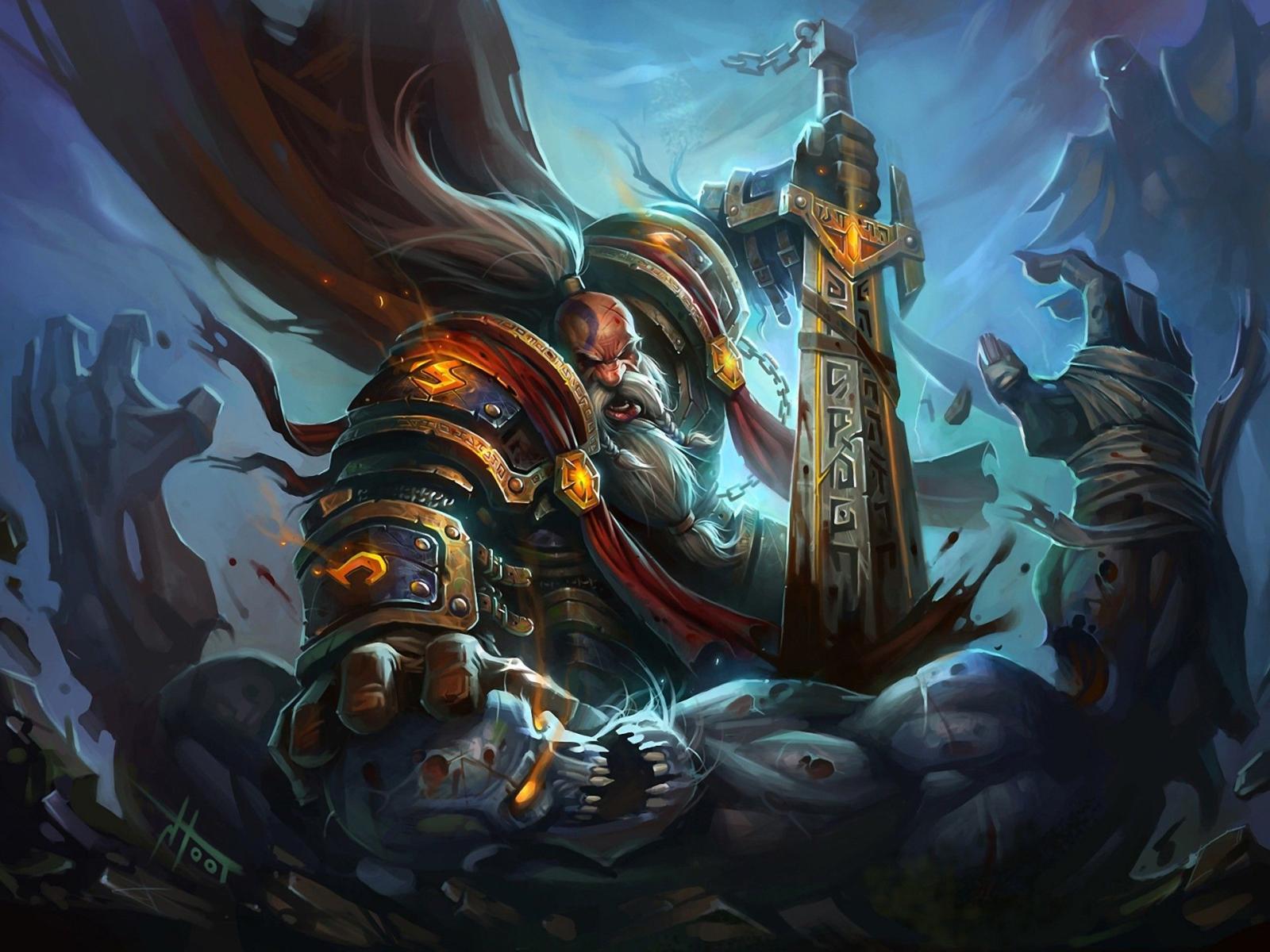 1920x1440 dwarfs, Paladin, World Of Warcraft Wallpapers HD / Desktop and
