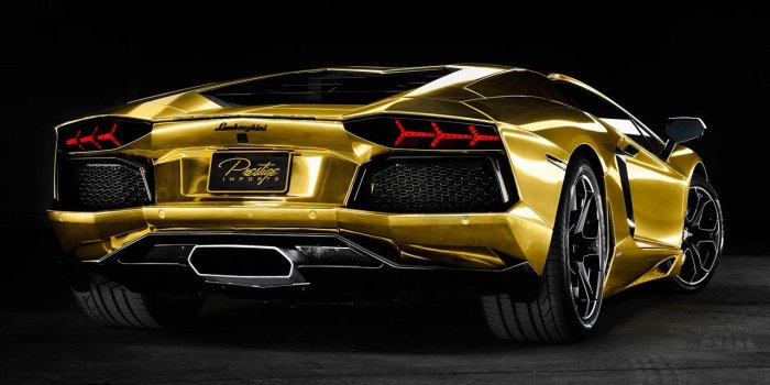 1280x853 Gold Lamborghini Wallpaper
