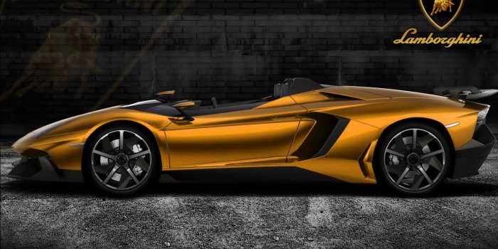1280x800 Lamborghini Aventador J Gold wallpaper | 1280x800 | #15003