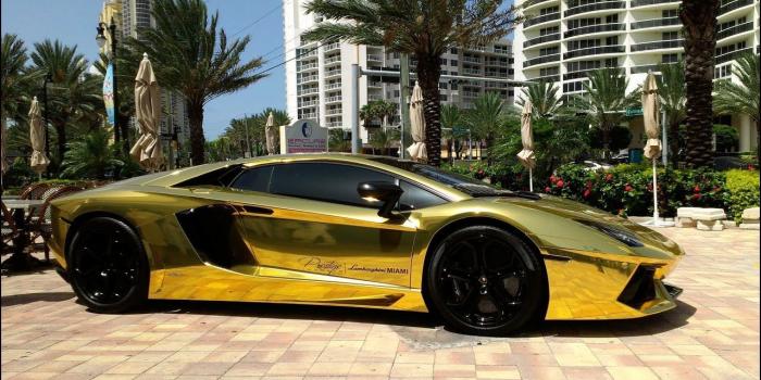 1280x720 First Gold Plated Lamborghini Aventador LP700-4 Better only