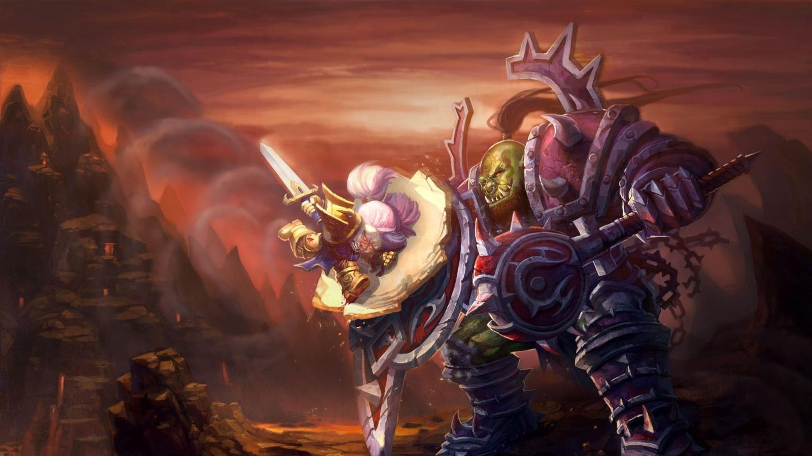 2560x1440 Wallpaper World Of Warcraft, Wow, Orc, Warrior, Dwarf, - World Of