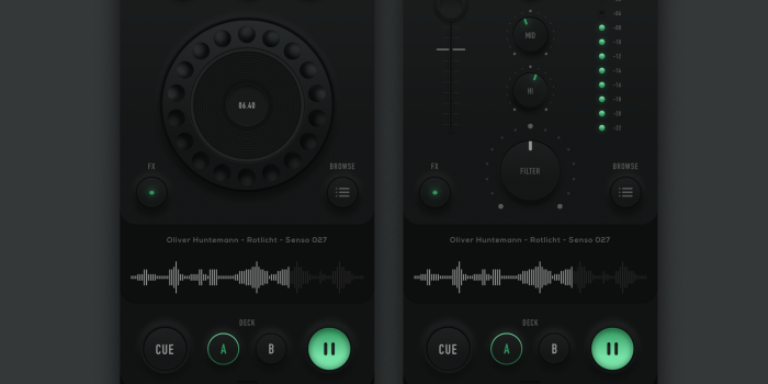 1600x1200 DJ Controller - Mobile App by BAHUR78 ••• on Dribbble