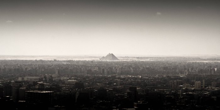 2250x1500 Grey City And Pyramides Wallpaper | 2250x1500 | ID:46088
