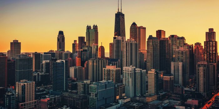 3840x2160 Gray concrete city buildings, cityscape, USA, Chicago HD wallpaper