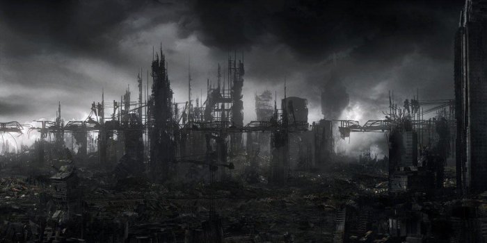 2560x1600 Destroyed City Background ·① WallpaperTag