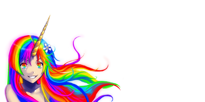1920x1080 unicorn-4u: Unicorn clipart cute anime - Pencil and in color