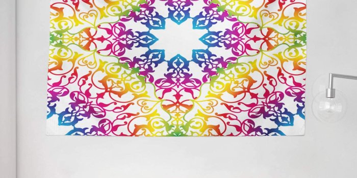 1500x1500 Amazon.com: Ambesonne Ethnic Tapestry, Abstract Ombre Vivid