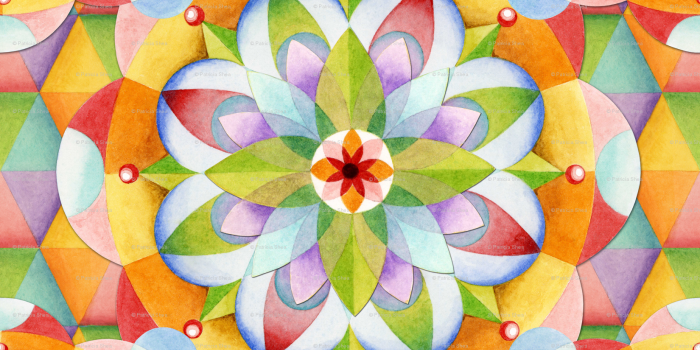1650x1650 Big Top Mandala wallpaper - patriciasheadesigns - Spoonflower