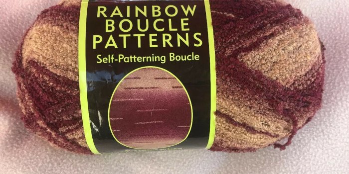 1600x1200 11oz Skein Sensations Rainbow Boucle Pink Grey Blak Ombre Yarn
