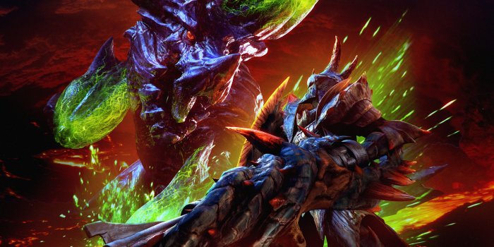 6000x6000 brachydios and lagiacrus (monster hunter and 1 more) | Danbooru
