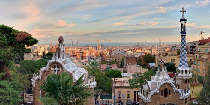 1603x691 Barcelona City Wallpapers