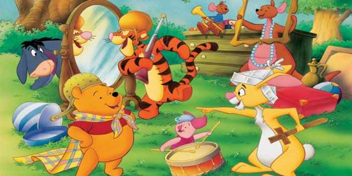 1920x1200 Winnie The Pooh Characters Rabbit Eeyore Tigger Piglet Kanga And