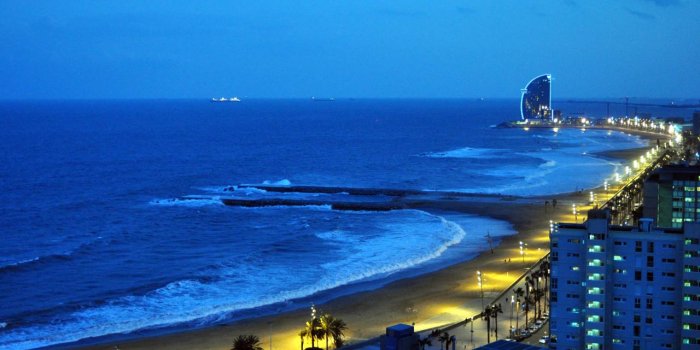 1280x827 Free download Barcelona Beach Wallpaper [1280x827] for your