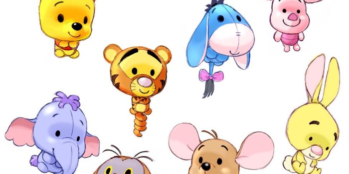 972x893 Chibi Winnie the Pooh HD Wallpaper Image for iPhone - Cartoons