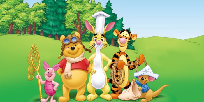 2560x1600 Cartoon Piglet Rabbit Tigger Roo And Winnie The Pooh Characters