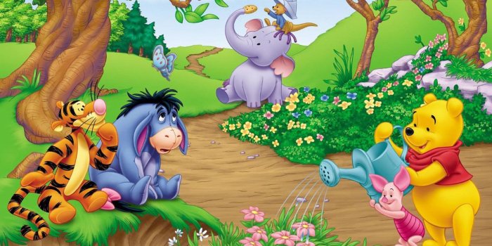 1920x1080 Garden Of Winnie The Pooh Hd Wallpaper For Desktop 1920x1080