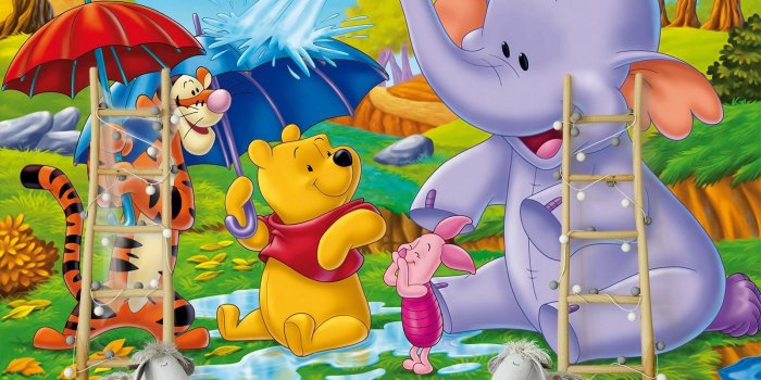 1600x1220 Children's Wallpaper & Wall Murals - Winnie the Pooh | Fototapet