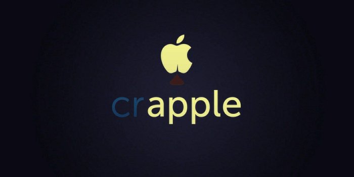 1920x1440 Funny Apple Logo Wallpaper