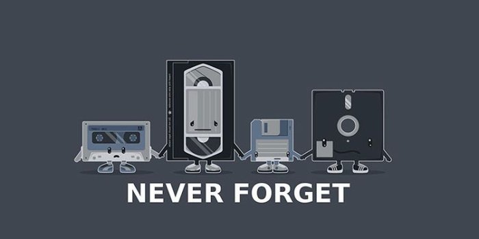 750x1334 Old Storage Technology Never Forget Funny iPhone 6 Wallpaper