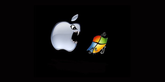 1024x768 Funny Apple Logo Wallpaper