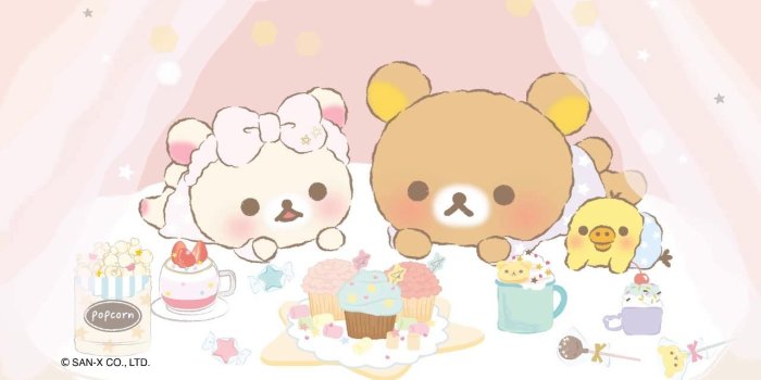 1280x720 Rilakkuma Pajama Party Theme – Mary Bear